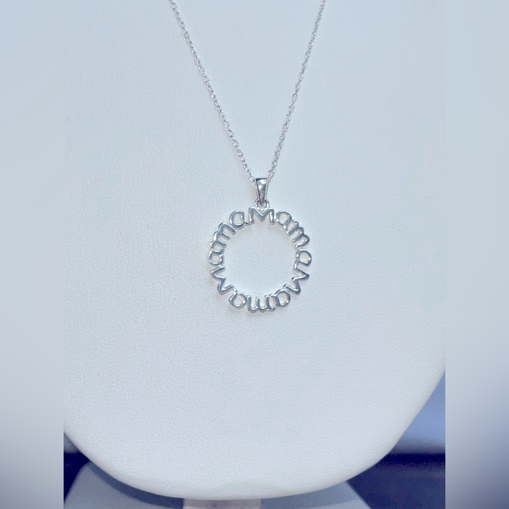 Sterling Silver "Mama" Necklace